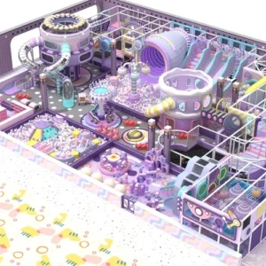 Colorful Candy Style Indoor Playground for Kids with Safe Fun and Creative Design