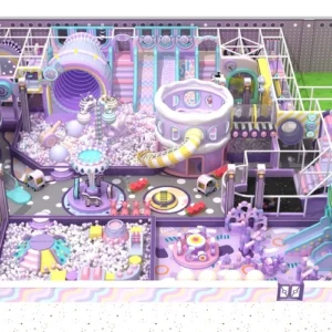 Colorful Candy Style Indoor Playground for Kids with Safe Fun and Creative Design