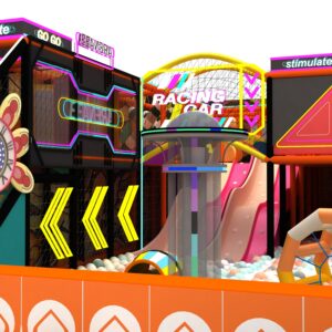 Multi Activity Indoor Playground with Trampoline Park and Adventure Zone for Commercial Use 680sqm