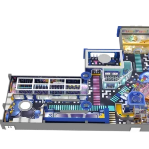 Customizable Indoor Adventure Play Equipment with Lights Music and Safety Features