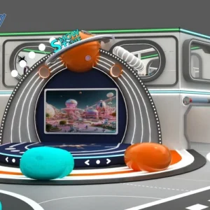 Futuristic Space Playground Equipment for Malls and Family Entertainment Centers