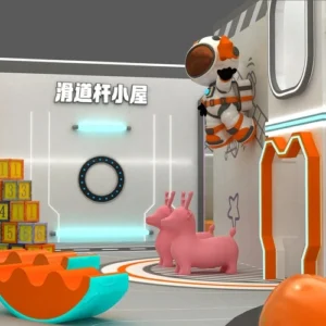 Futuristic Space Playground Equipment for Malls and Family Entertainment Centers