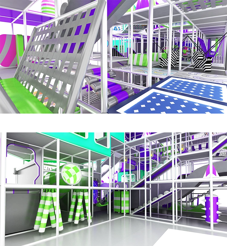 Multi-Level Play Structure with Steel pipe