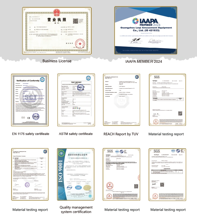 Playground Quality system and certfications