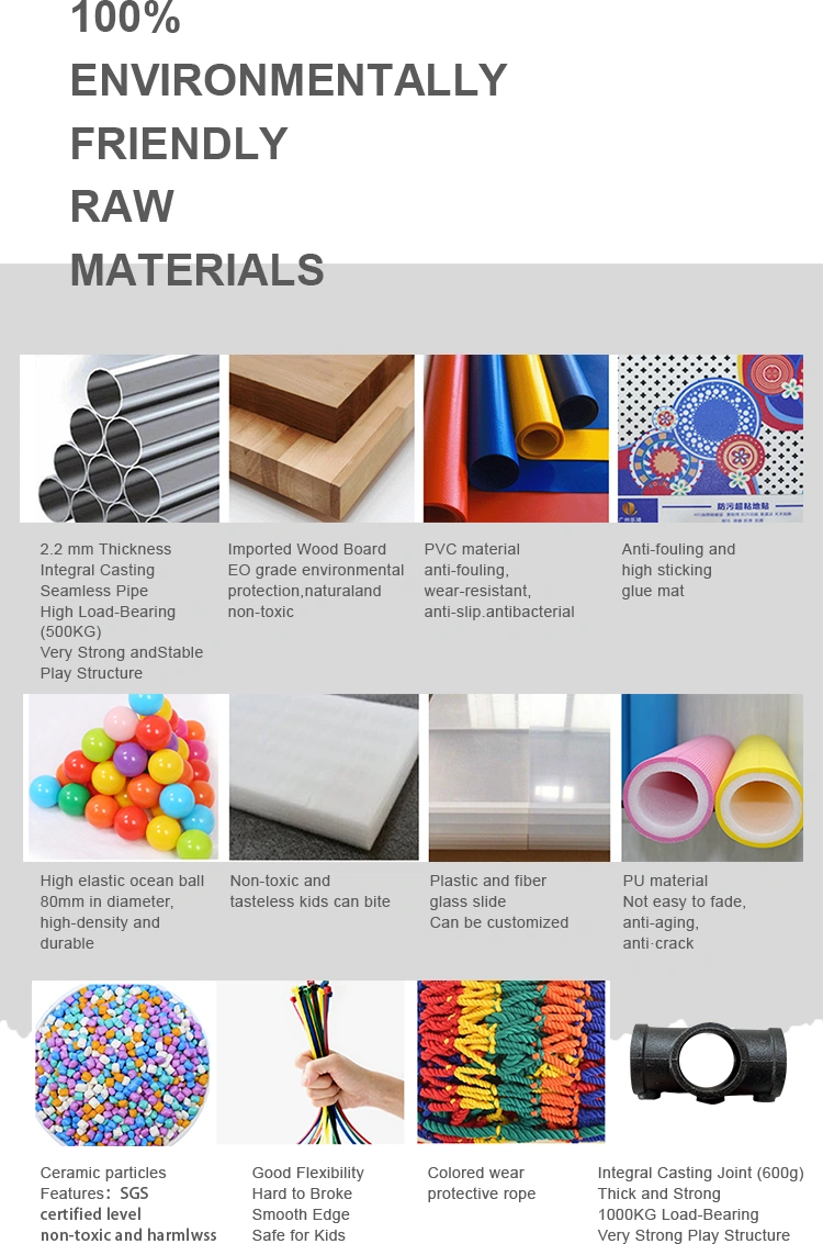 Eco friendly and safety indoor playground material