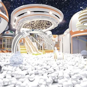 Metaverse Theme Indoor Playground with Futuristic Design and Interactive Play