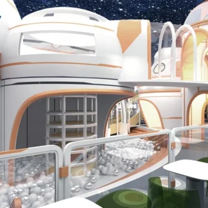 Metaverse Theme Indoor Playground with Futuristic Design and Interactive Play