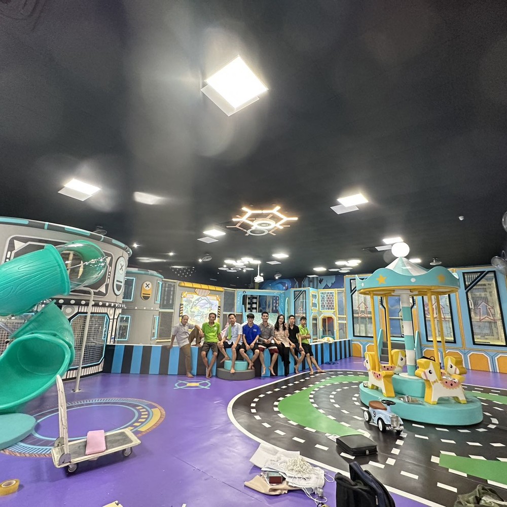 Installation Project of LUCKYPLAY Kids Playground in Hanoi, Vietnam