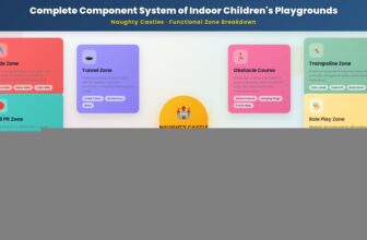 Indoor Children's Playground Naughty Castle - Complete Functional Zone System with 8 Play Areas