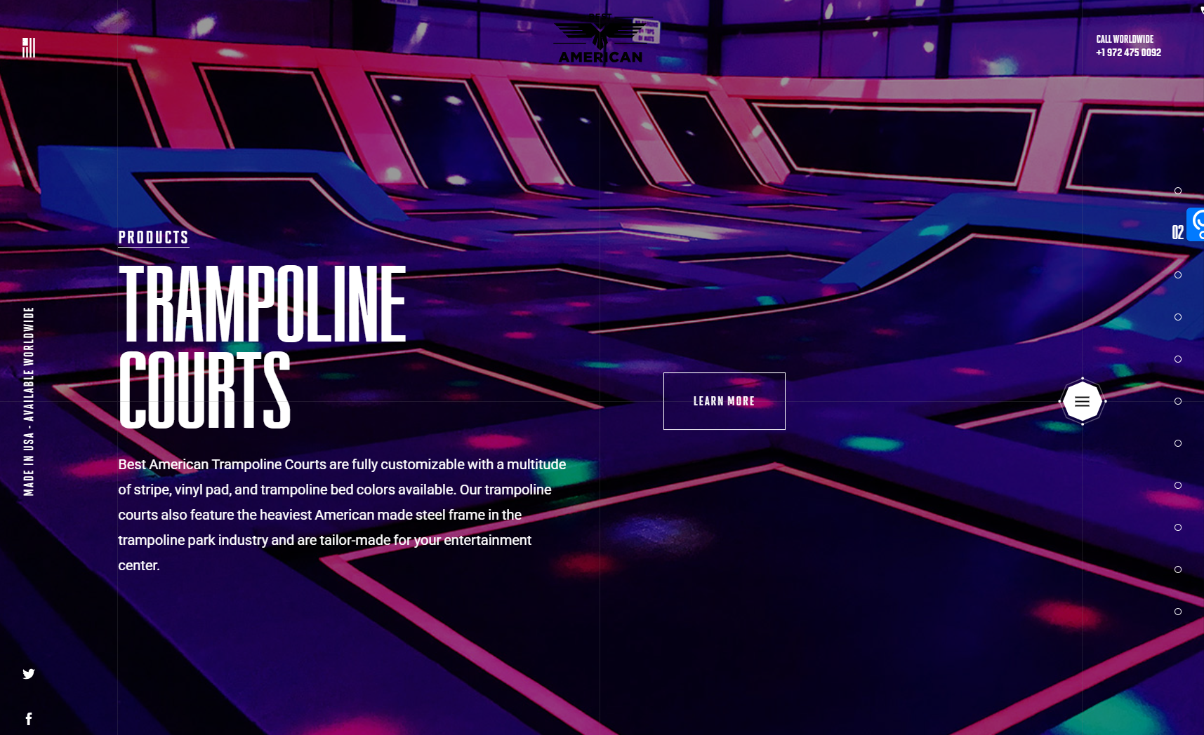 Trampoline park dodgeball and sky slam