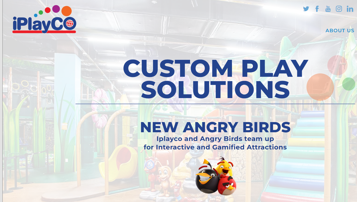 Full commercial trampoline court layout